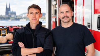 David Küpper (l.) und Lars Drescher betreiben die Firma ResQPro GbR.