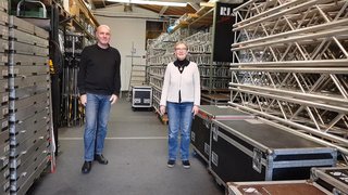 Silvia und Reinhardt Rötgerkamp führen das Unternehmen RLS Licht GmbH gemeinsam.