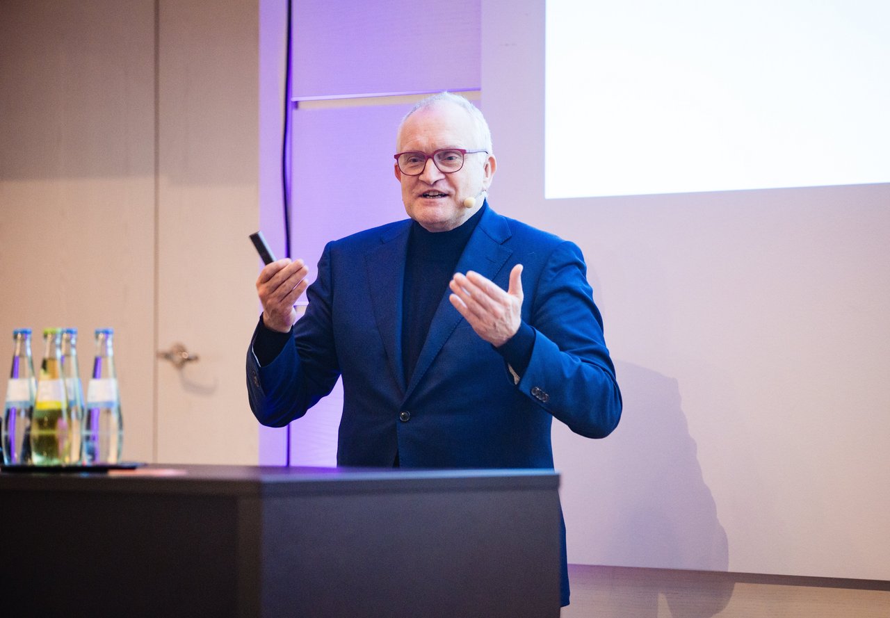 Prof. Dr. Dr. h.c. Christoph M. Schmidt, Präsident des RWI-Leibniz-Instituts für Wirtschaftsforschung, war zu Gast beim Wirtschaftsforum „Klartext“. 