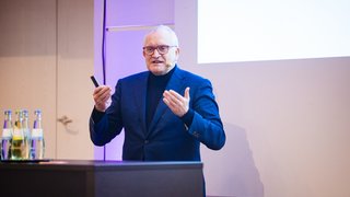 Prof. Dr. Dr. h.c. Christoph M. Schmidt, Präsident des RWI-Leibniz-Instituts für Wirtschaftsforschung, war zu Gast beim Wirtschaftsforum „Klartext“. 