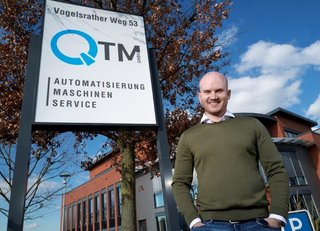 Philipp Quenzel führt die Geschäfte der QTM Automatisierung, Maschinen und Service GmbH.